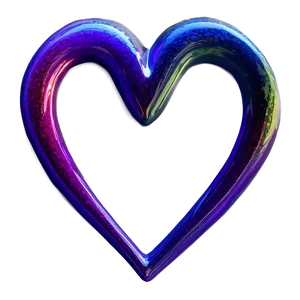 Abstract Open Heart Artwork Png Tkn PNG Image