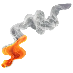 Abstract Orange Smoke Illustration Png Mus25 PNG Image