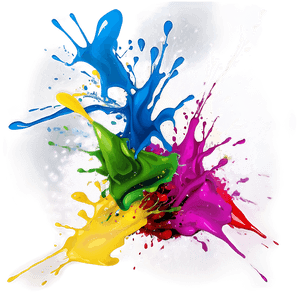 Abstract Paint Splash Design PNG vdb40 PNG