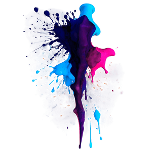 Abstract Paint Splatter PNG irg PNG image with transparent background