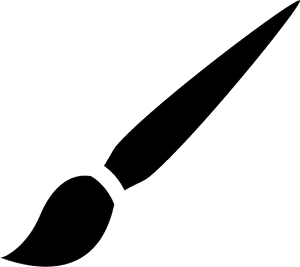 Artistic Brush - Paint Brush Icon Transparent, HD Png Download PNG with transparent background