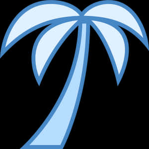 Free Palm Tree Icon Png - Palm Tree Icon Blue, Transparent Png PNG image with transparent background