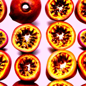 Abstract Passion Fruit Art Png Qph PNG Image