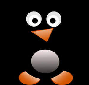 Abstract Penguin Graphic PNG image with transparent background
