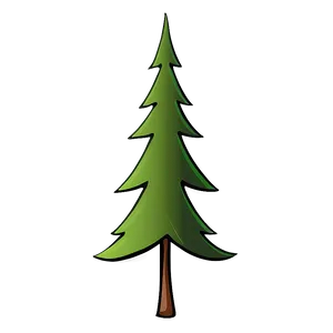 Abstract Pine Tree Art Png 75 PNG Image