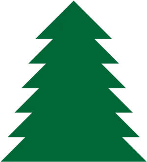 Abstract Pine Tree Icon PNG Image