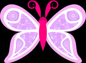 Butterfly, Cute, Pink, Girly, Sparkling, Fantasy - Borboleta Em Png Lilas, Transparent Png PNG