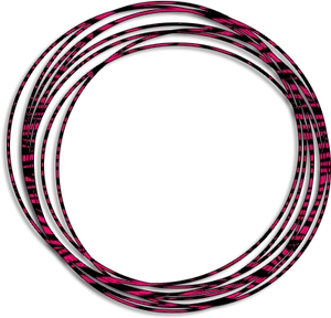 Abstract Pink Circle Pattern PNG Image