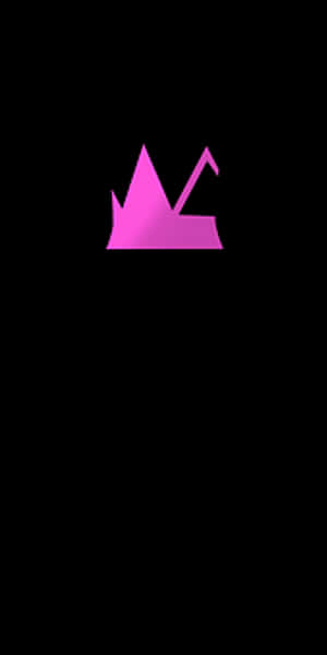 Abstract Pink Crown Graphic PNG image with transparent background
