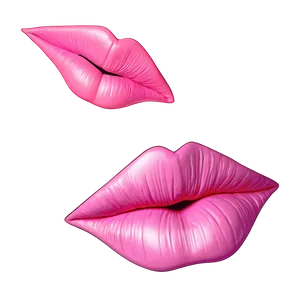 Abstract Pink Lips Artwork Png Yan37 PNG Image