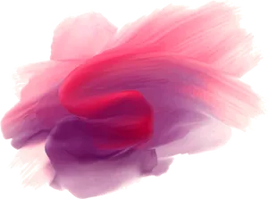 Abstract Pink Purple Brush Stroke PNG Image