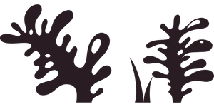 Abstract_ Plant_ Silhouettes_ Vector PNG Image