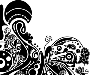 Thumb Image - Psychedelic Black And White, HD Png Download PNG image with transparent background