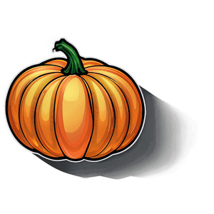 Abstract Pumpkin Outline Artwork PNG 06202024 PNG