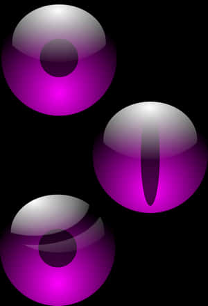 Abstract Purple Eyeball Illustrations PNG image with transparent background