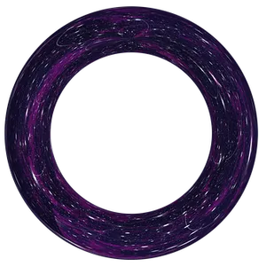 Abstract Purple Galactic Ring PNG Image