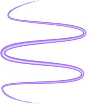 Abstract Purple Neon Spiral PNG Image