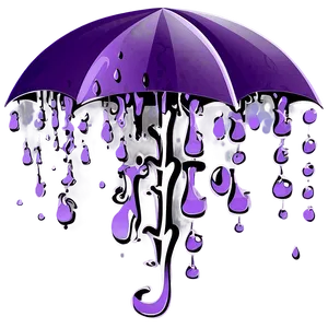 Abstract Purple Rain Illustration Png Ocf PNG Image