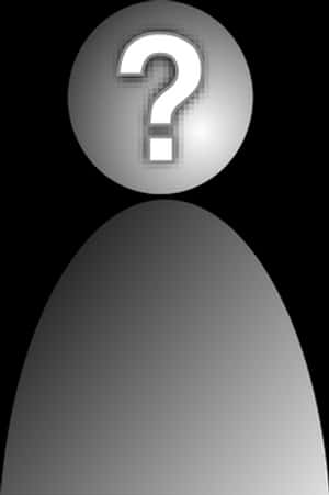 Abstract Question Mark Graphic PNG with transparent background