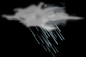 Abstract Rain Cloud Illustration PNG image with transparent background