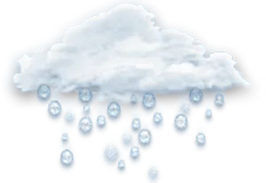 Abstract Rain Cloud PNG Image