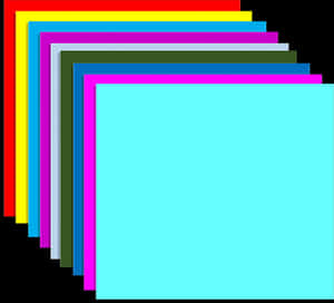 Abstract Rainbow Colored Sheets PNG image with transparent background