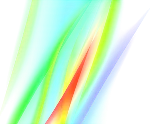 Abstract Rainbow Light Streaks PNG Image