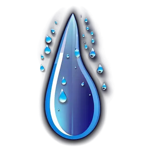 Abstract Raindrop Art Png 06202024 PNG Image