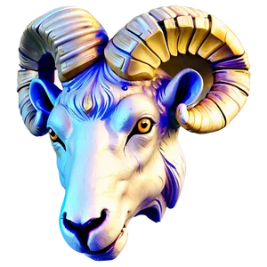 Abstract Ram Head Graphic Png Qnv77 PNG Image