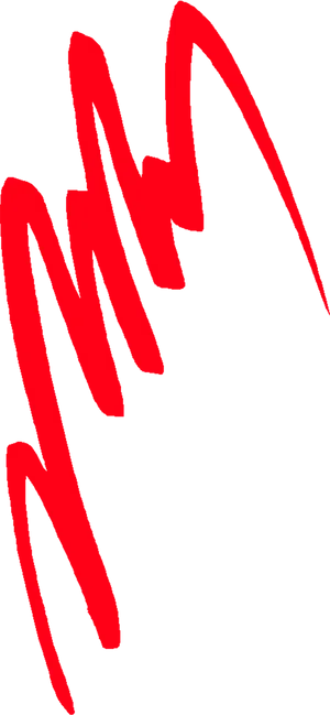 Abstract Red Line Artwork PNG Image