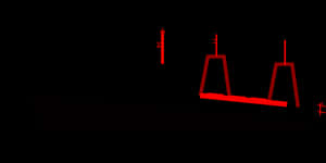 Abstract Red Ship Outlineon Black Background PNG image with transparent background