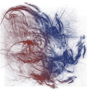 Abstract Red Smokeon Blue Background PNG image with transparent background