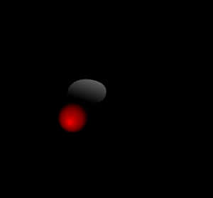 Abstract Red Spot Black Background PNG image with transparent background