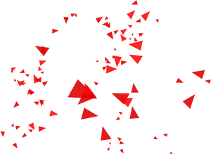 Abstract Red Triangles Pattern PNG Image