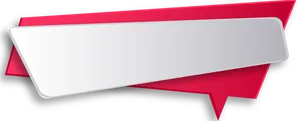 Abstract Redand White Banner Design PNG Image