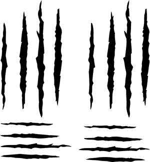 Scratches Claw Png Image - Bear Scratch, Transparent Png PNG with transparent background