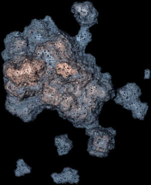 Abstract Rock Formation Texture PNG with transparent background
