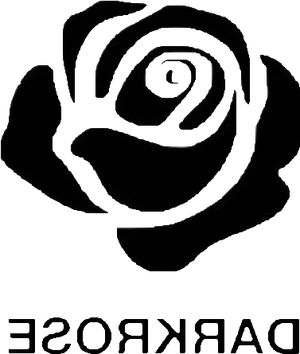 Abstract Rose Silhouette PNG Image