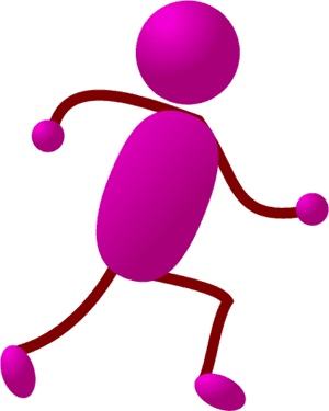 Stick Man Running Clipart Clipart Panda - Figure Running Stickman Clipart PNG image with transparent background
