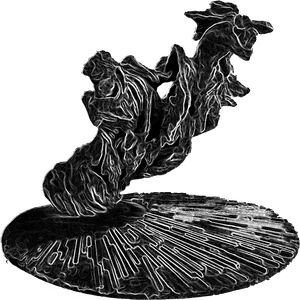 Abstract Sculpture Texture Art PNG Image