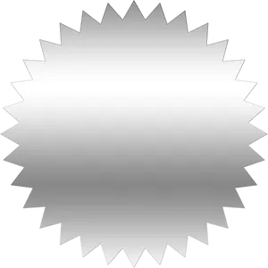 Abstract Silver Starburst Background PNG Image