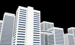Abstract Skyscrapers Graphic PNG