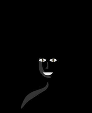 Abstract Smiling Face Illustration PNG image with transparent background