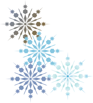 Abstract Snowflake Pattern PNG Image