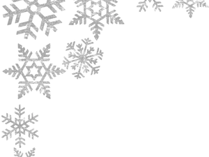 Abstract Snowflakes Pattern PNG Image