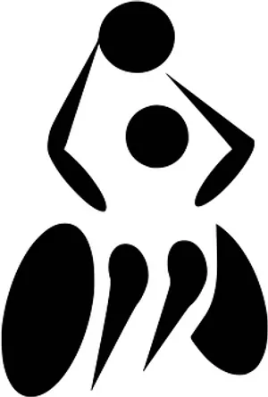 Abstract Soccer Player Icon PNG Image