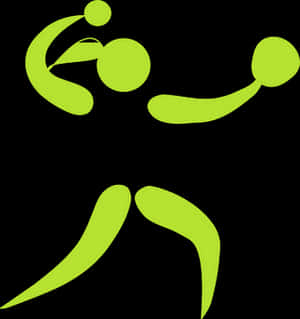 Abstract Softball Pitching Illustration PNG image with transparent background