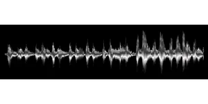 Abstract Soundwave Visualization PNG Image