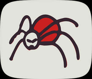 Abstract Spider Icon PNG image with transparent background