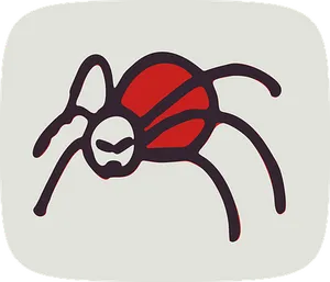 Abstract Spider Icon PNG Image